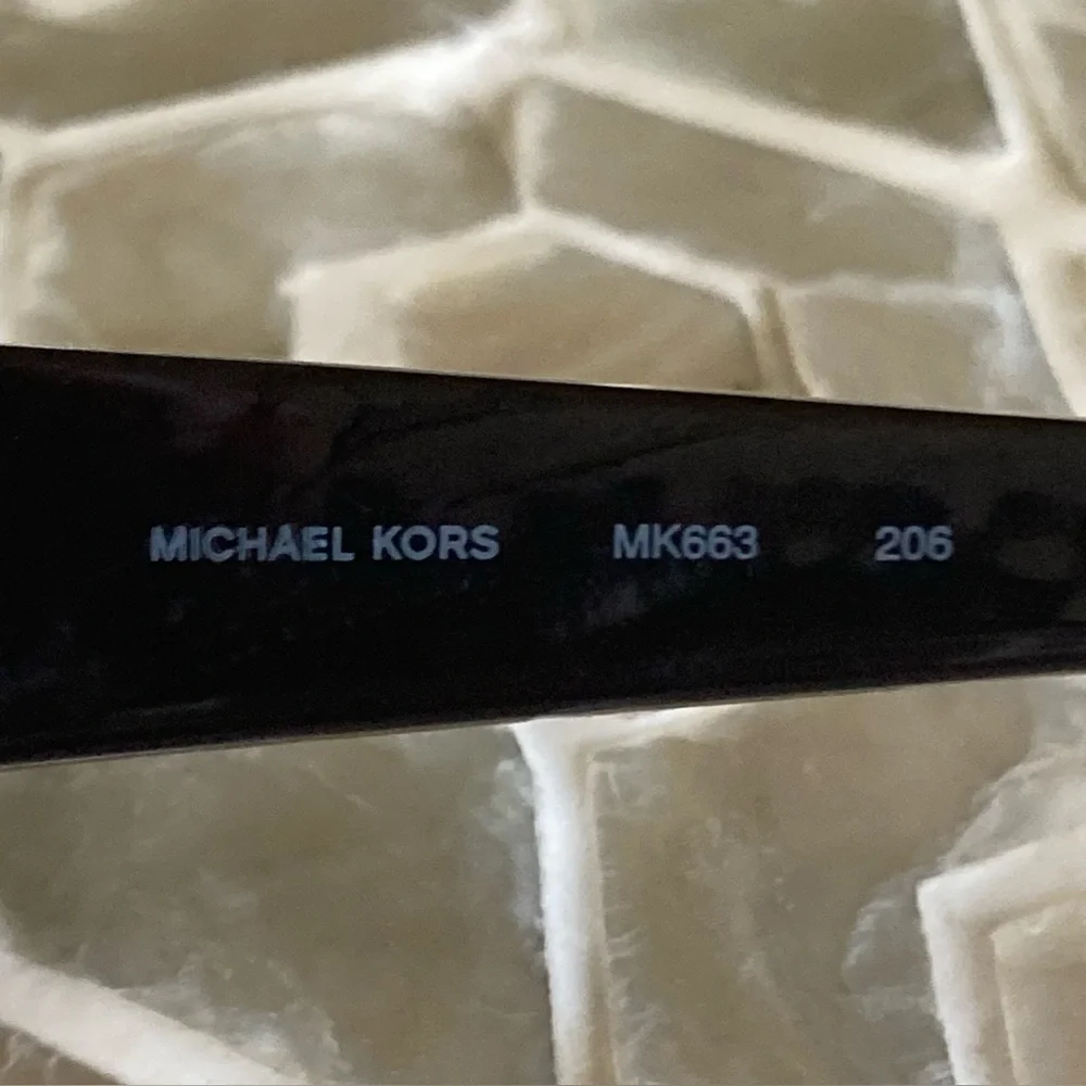 Michael Kors dark tortoise gold accent eyeglasses